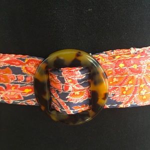 J Crew silk belt